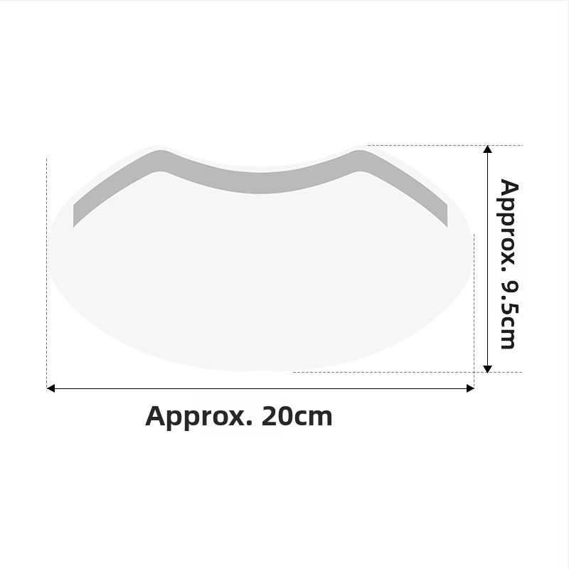 Vienreizējās lietošanas caurspīdīgs sejas aizsargs frizieriem, PVC; universāla izmantošana; sedz seju un acis; vidēja biezums