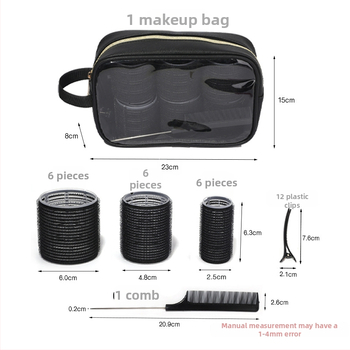 Cilindriskā matu ruļļa tips – plastmasa/sveķi, Ezhilian, vispārējai lietošanai