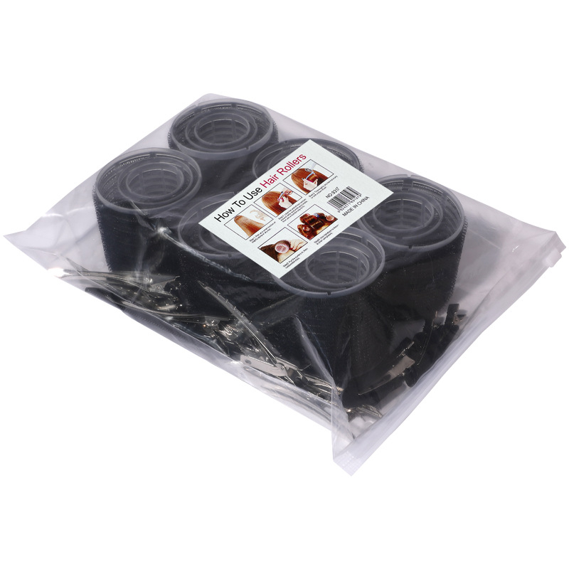 Ezhilian öntapadó hajtekerő készlet - Nylon PP tekercsek Velcro-val, vasalás nélkül