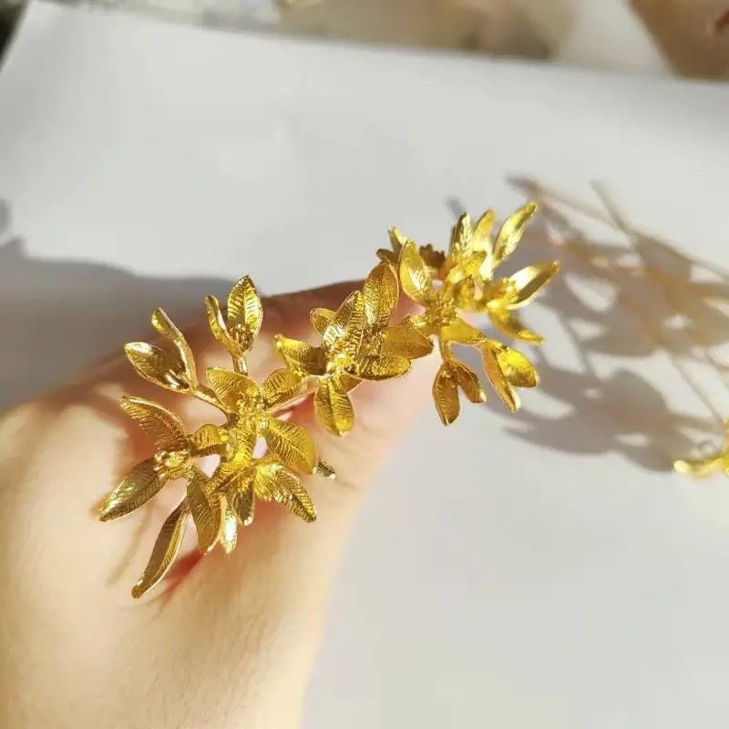 Hajtű virágos dizájnnal, retro stílus, ötvözet, elektroplatírozás, származás: Jinhua