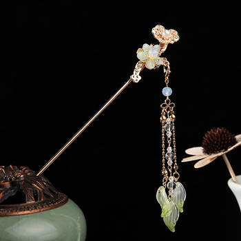 Agrafă de păr din aliaj cu ciucuri, stil antic, accesorii pentru păr geometrice, lucrat manual