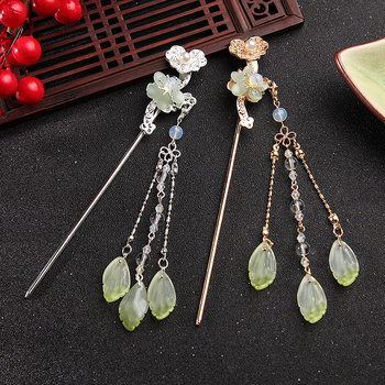 Agrafă de păr din aliaj cu ciucuri, stil antic, accesorii pentru păr geometrice, lucrat manual