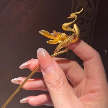 Agrafa de păr cu motiv fenix, din aliaj, stil vintage, formă geometrică, placare electrolitică, potrivită pentru nunți