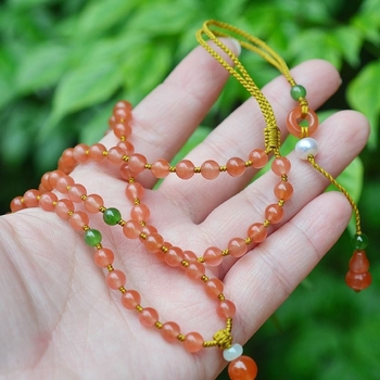 Geometrijski ogrlica, ručno izrađena | Materijal: bakar i cirkon | Privjesak od 18K zlata