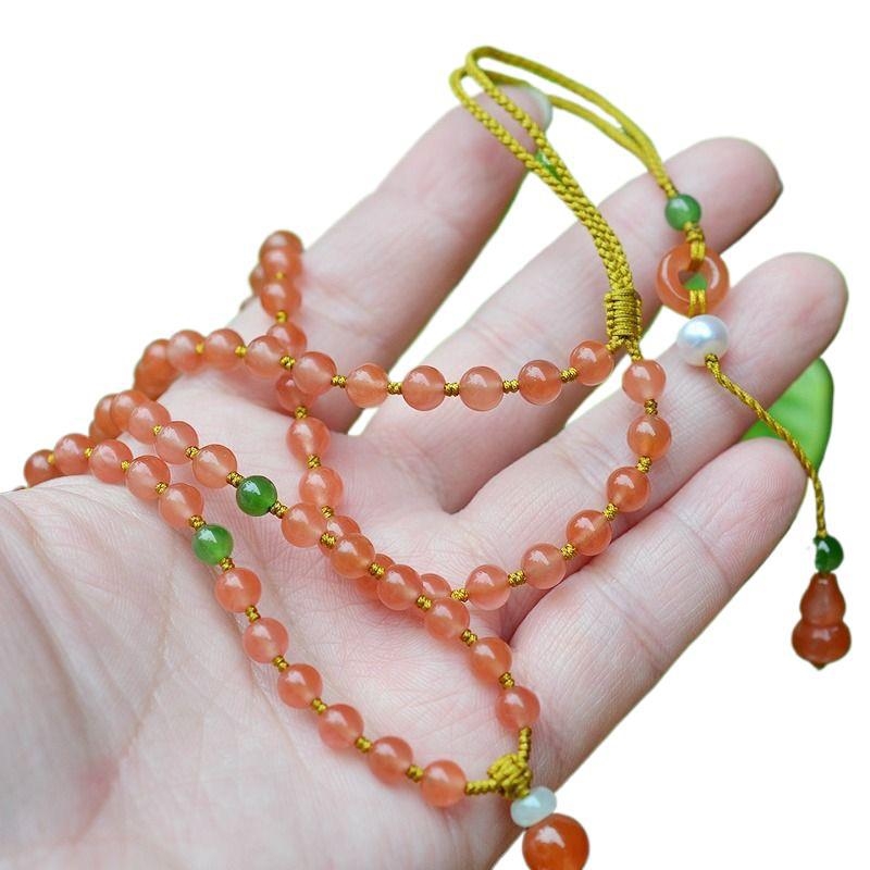 Geometrijski ogrlica, ručno izrađena | Materijal: bakar i cirkon | Privjesak od 18K zlata