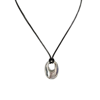 Geometrijski bakreni lančić s pozlatom, voskasta konopna ogrlica, privjesak od bakra s premazom srebra, izlazak jeseni 2025