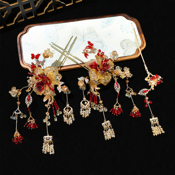 Accesoriu pentru păr în stil palat, aliaj, ciucuri, lucrat manual, pentru nuntă, headwear, iarna 2025