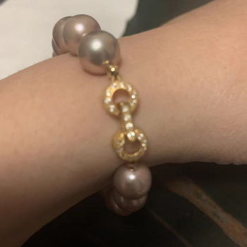 Vario juvelyrinė sagtis su elektroplakavimu, dvigubo apskritimo forma, tinka grandinėms, apyrankėms ir karoliams