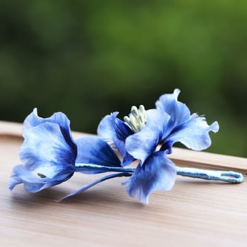 Clamă pentru păr lucrată manual, în stil etnic, cod L305, Primăvara 2025