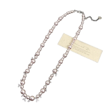 Colier cu pandantiv geometric din aliaj de cupru, lanț neregulat, perlă artificială, electroplacare, stil coreean