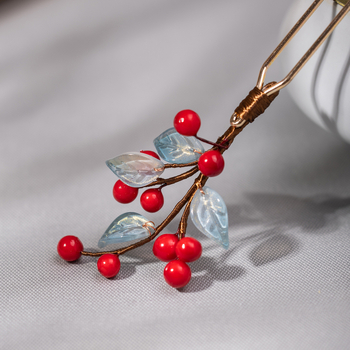 Hajtű a női haj számára, vintage stílusú, virág alakú, kevert anyagok, Su eighteen, téli 2025