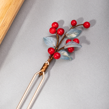 Hajtű a női haj számára, vintage stílusú, virág alakú, kevert anyagok, Su eighteen, téli 2025