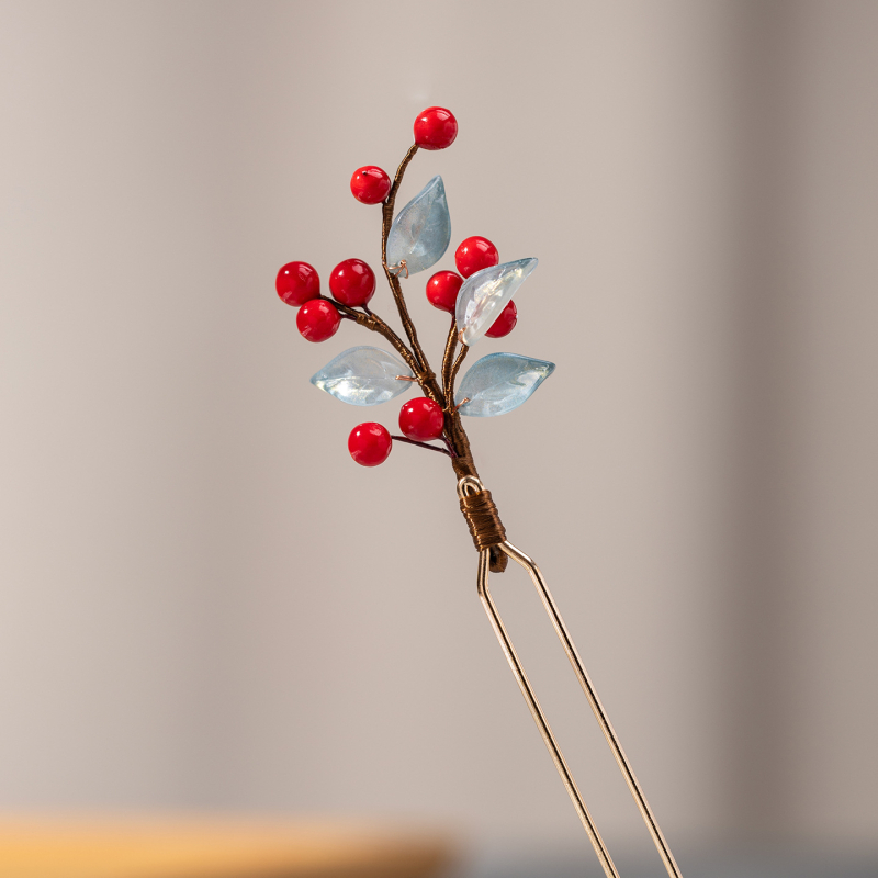 Hajtű a női haj számára, vintage stílusú, virág alakú, kevert anyagok, Su eighteen, téli 2025