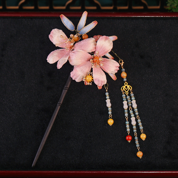 Accesoriu pentru păr cu detaliu filigran, material textil, stil retro, ambalaj individual, număr de producție T0048