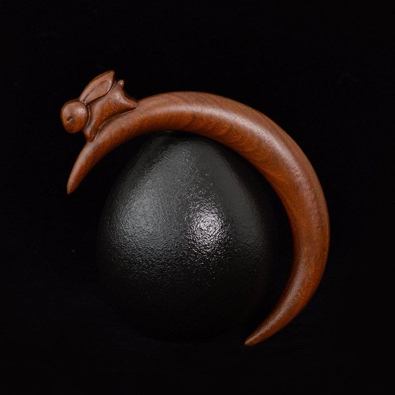 Fából készült hajtű | Új kínai motívumokkal geometriai dizájn | Fejfedő kiegészítő | Ideális esküvőkre, születésnapokra, fesztiválokra | 2024 nyári kiadás