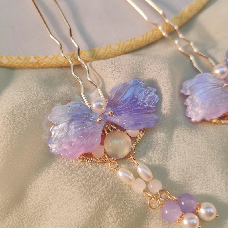 Lehui plaukų segtukas – vintage stiliaus moterims, mašinos formos segtukas, rankų darbo lydinys