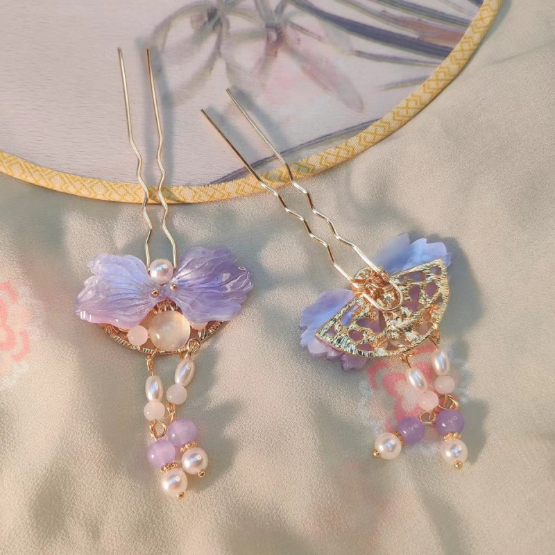 Lehui plaukų segtukas – vintage stiliaus moterims, mašinos formos segtukas, rankų darbo lydinys