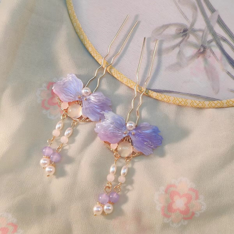 Lehui plaukų segtukas – vintage stiliaus moterims, mašinos formos segtukas, rankų darbo lydinys