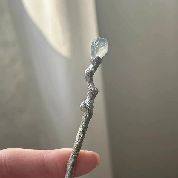 Agrafa pentru păr în formă de floare, din aliaj, stil in, toamnă 2025