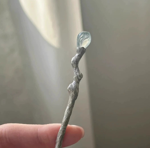 Agrafa pentru păr în formă de floare, din aliaj, stil in, toamnă 2025