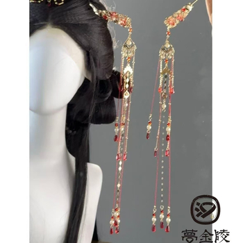 Accesoriu pentru cap din metal, formă de floare, stil antic, origine Nanjing, lansare primăvara 2025