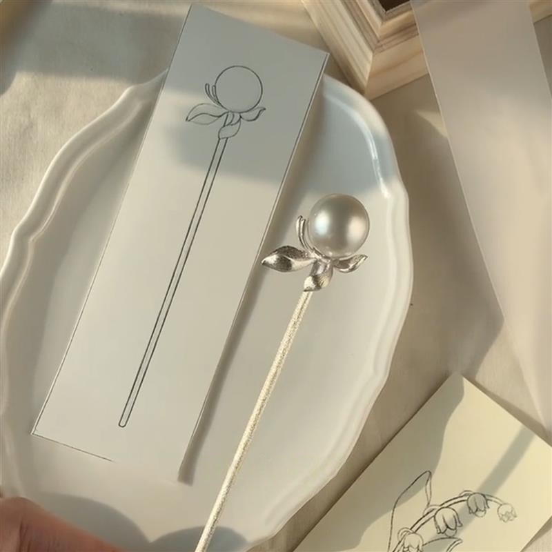 Ušica za kosu s perlama, novi kineski stil, geometrijski oblik (Materijal: Mix; Stil: Novi kineski stil; Oblik: Geometrijski; Šifra proizvoda: Hair accessories 0142; Sezona: Ljeto 2025)
