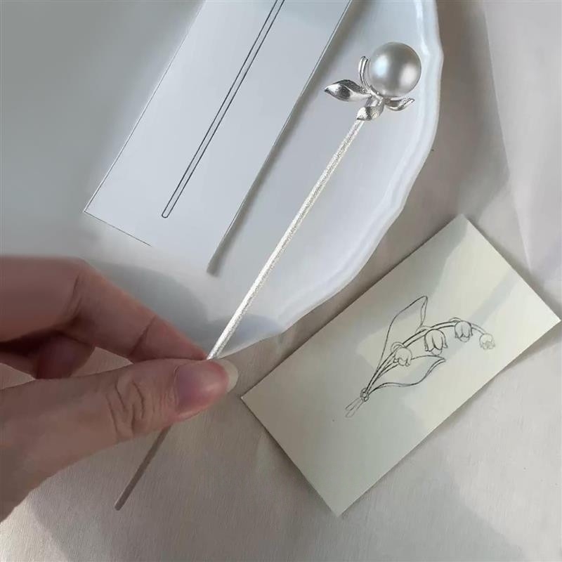 Ušica za kosu s perlama, novi kineski stil, geometrijski oblik (Materijal: Mix; Stil: Novi kineski stil; Oblik: Geometrijski; Šifra proizvoda: Hair accessories 0142; Sezona: Ljeto 2025)