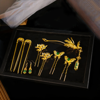 Accesoriu pentru păr – stil vintage, din aliaj, placare electroplată, formă de constelație, cod GZ393