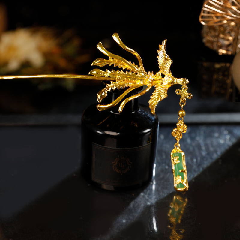 Accesoriu pentru păr – stil vintage, din aliaj, placare electroplată, formă de constelație, cod GZ393