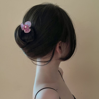 Agrafă de păr cu flori, stil nou chinezesc, material: aliaj, electroplacare, personalizare disponibilă