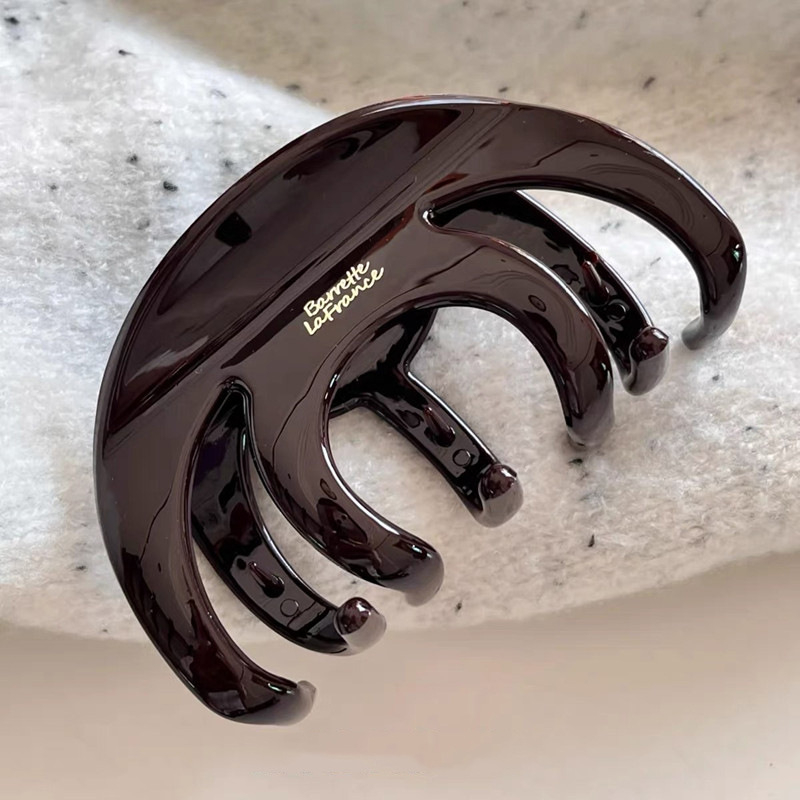 Clip de păr în formă de dovleac – Shark clip pentru păr cu volum, priză puternică pentru coafuri (Material: rășină; Tehnologie: vopsire cu spray; Categoria: Clips pentru păr; Potrivit pentru femei)
