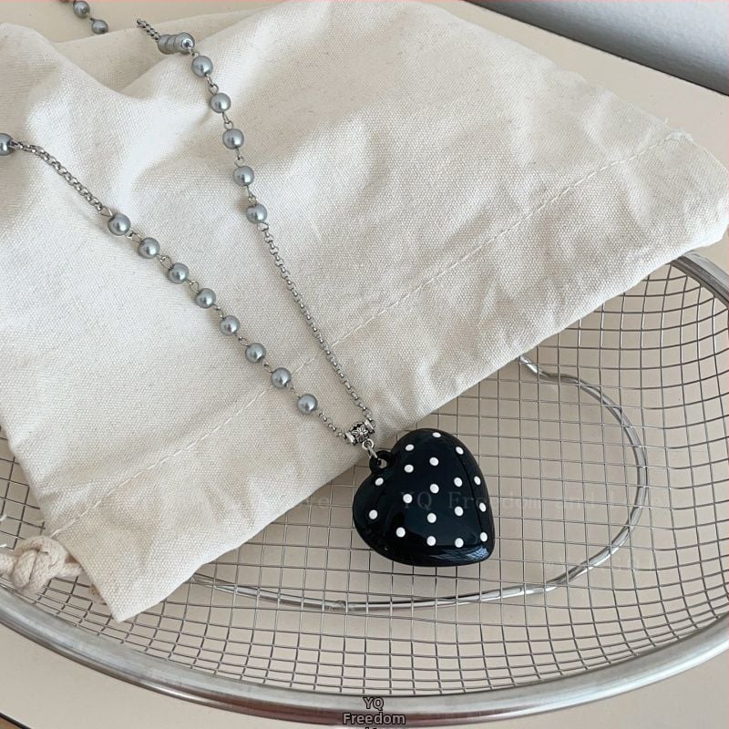 Μακρύ κολιέ, κορεατικό στυλ, κόμβος πεταλούδας, κράμα ψευδάργύρου, Κολιέ 0585