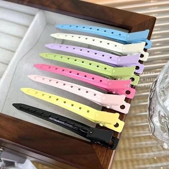 Clip de păr Duckbill pentru poziționarea rădăcinilor și stilizare, design fără cusur, pentru bretonul lateral, accesorii pentru femei, vara 2025