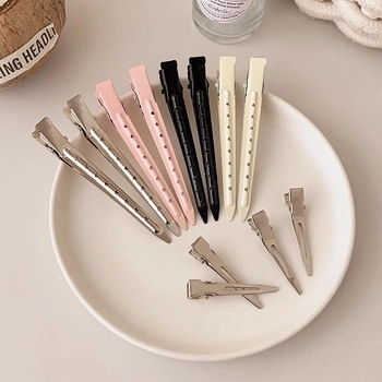 Clip de păr Duckbill pentru poziționarea rădăcinilor și stilizare, design fără cusur, pentru bretonul lateral, accesorii pentru femei, vara 2025