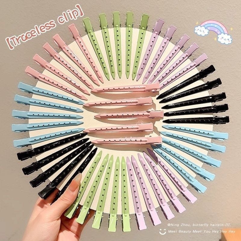 Clip de păr Duckbill pentru poziționarea rădăcinilor și stilizare, design fără cusur, pentru bretonul lateral, accesorii pentru femei, vara 2025