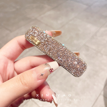 BB hajcsat rhinestoneból, kézzel készített, OL divat stílus, tavasz 2024