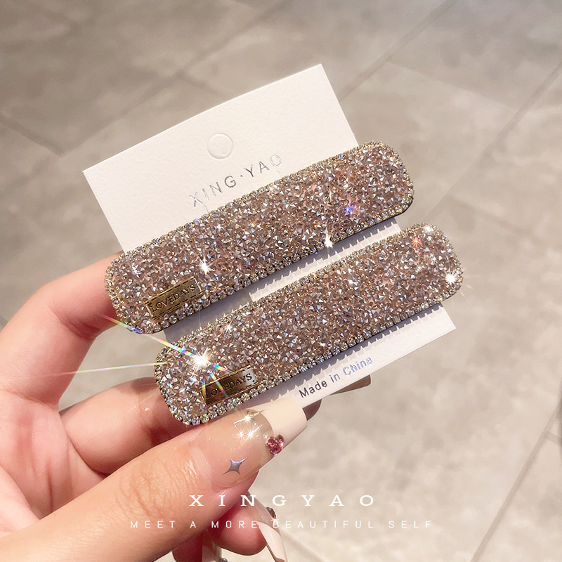 BB hajcsat rhinestoneból, kézzel készített, OL divat stílus, tavasz 2024