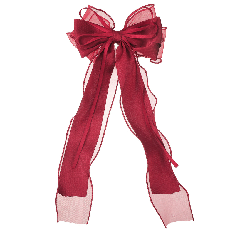 Clip de păr din țesătură cu clip cu arc, elegant, lucrat manual, pentru femei, vara 2024