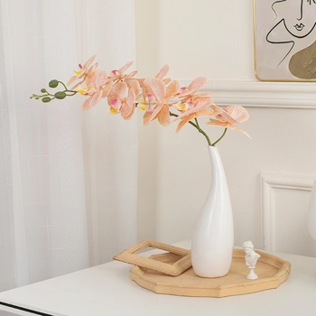 Phalaenopsis umjetna orhideja, 3D ispis, svilenih latica, pogodno za vjenčanja i kućnu dekoraciju