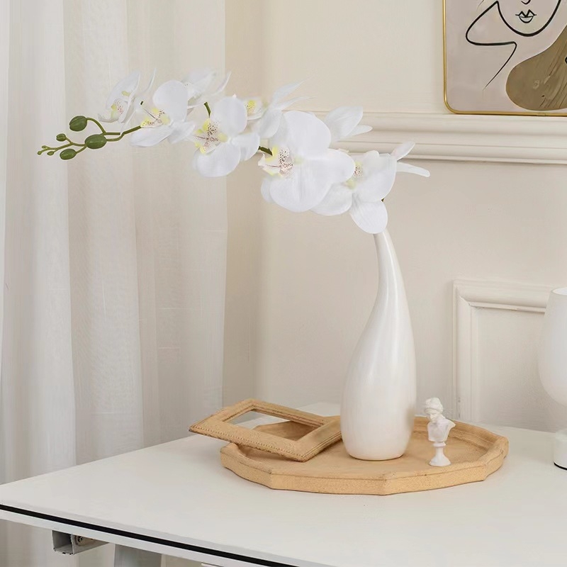 Phalaenopsis umjetna orhideja, 3D ispis, svilenih latica, pogodno za vjenčanja i kućnu dekoraciju