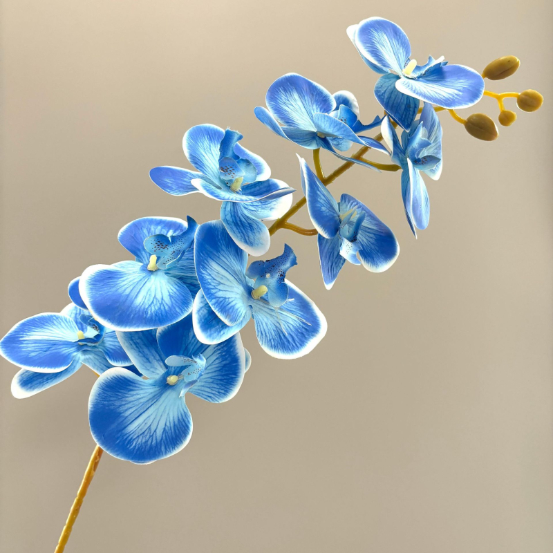 Phalaenopsis umjetna orhideja, 3D ispis, svilenih latica, pogodno za vjenčanja i kućnu dekoraciju