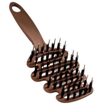 Plastični češalj za masažu vlasišta, anti-statčki, s rebrastim dizajnom za zaštitu kose (Plastični • Anti-statčki • Masaža vlasišta • Rebrast dizajn • Zaštita kose)