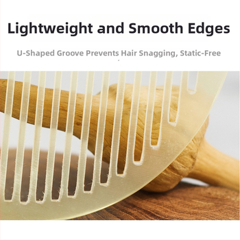 Ručno izrađeni češalj od roga – Remembering Green Silk