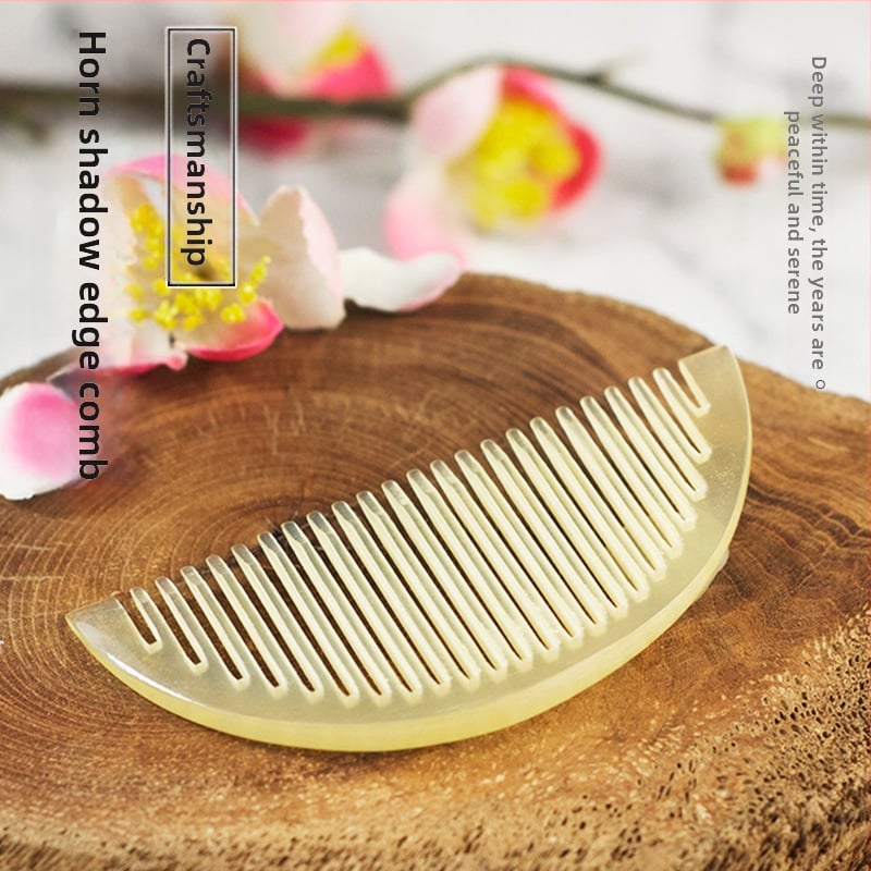Ručno izrađeni češalj od roga – Remembering Green Silk