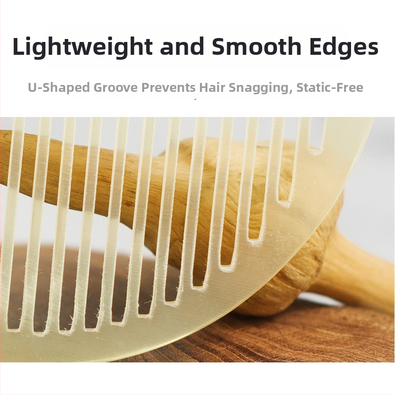 Ručno izrađeni češalj od roga – Remembering Green Silk