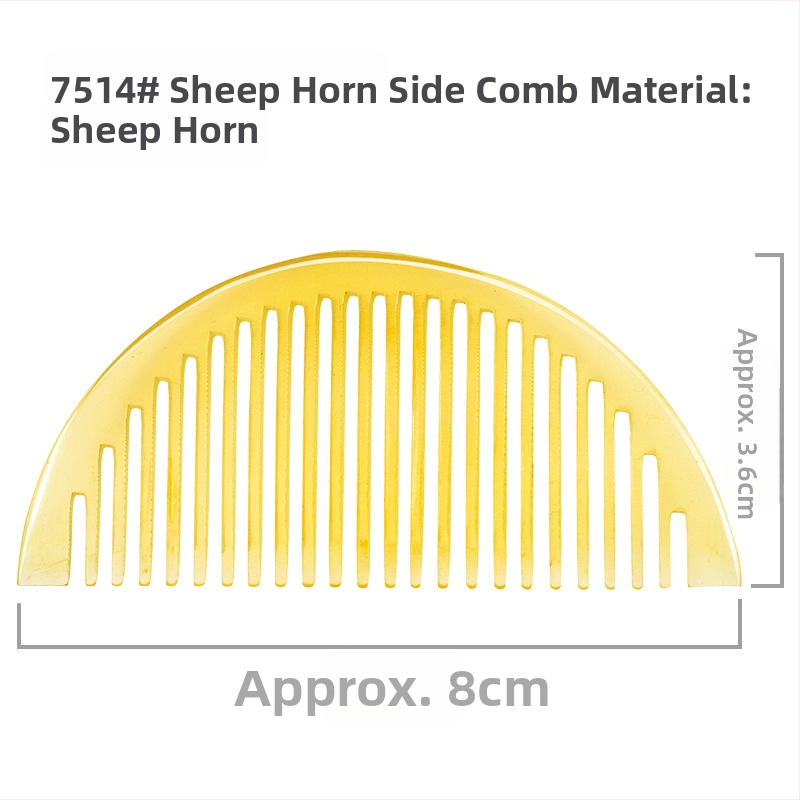 Ručno izrađeni češalj od roga – Remembering Green Silk