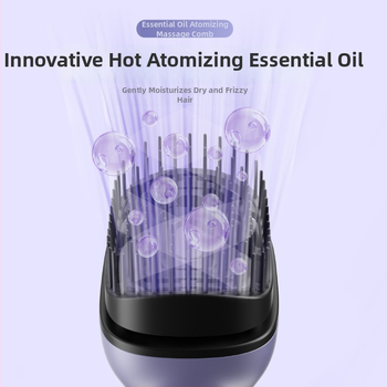 Elektriskā galvas ādas masāžas ķemme, modelis 2401, svars 255 g, visām sezonām, piemērots vispārējiem lietotājiem