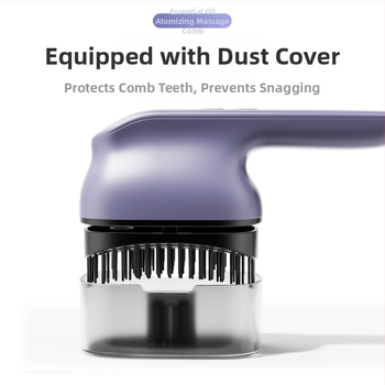 Elektriskā galvas ādas masāžas ķemme, modelis 2401, svars 255 g, visām sezonām, piemērots vispārējiem lietotājiem