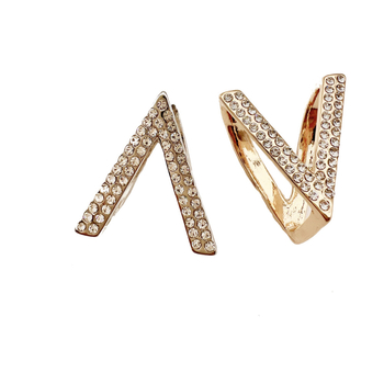 Spona za šal od legure – Net Red Wind stil, geometrijski dizajn, vakuumsko premazivanje, 7 g