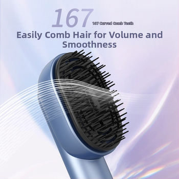 Pieptene de masaj pentru scalp cu pulverizator de ulei esențial și masaj electric cu lumină roșie — portabil, material ABS, brand Neutral, îngrijire acasă a părului